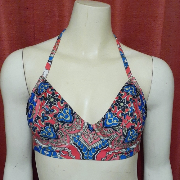 LUCKY BRAND Padded Underwire Bikini Top size M - Picture 4 of 7
